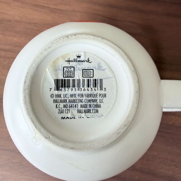 Hallmark Geninne Zlatkis Oranges & Birds Mug Discontinued Ceramic Cup - Picture 3 of 3